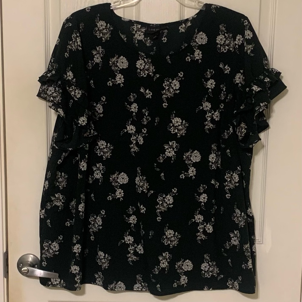Lane Bryant Flutter Sleeve Top